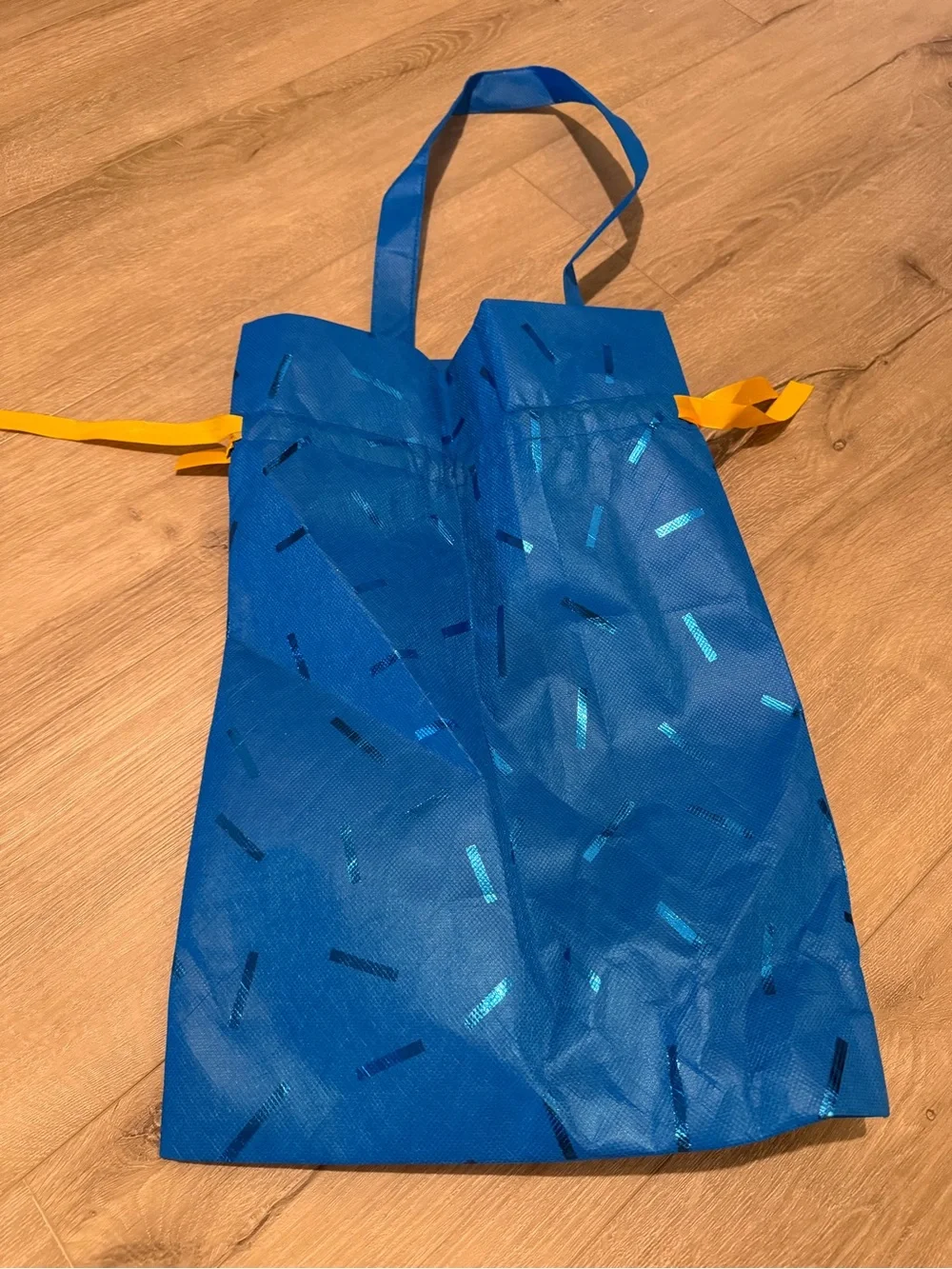 NWT Set of 7 Reusable Fabric Drawstring Gift Bags - Unbranded